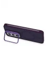 Mey İthalat®  Samsung Galaxy S24 Flet Lens Magsafe Kapak - Derin Mor