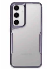 Mey İthalat®  Samsung Galaxy S24 Kılıf Boyi Silikon Kapak - Derin Mor