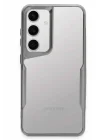 Mey İthalat®  Samsung Galaxy S24 Kılıf Boyi Silikon Kapak - Gümüş