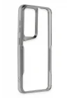 Mey İthalat®  Samsung Galaxy S24 Kılıf Boyi Silikon Kapak - Gümüş