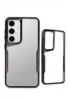 Mey İthalat®  Samsung Galaxy S24 Kılıf Boyi Silikon Kapak - Gümüş