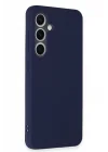 Mey İthalat®  Samsung Galaxy S24 Kılıf First Silikon - Lacivert