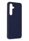 Mey İthalat®  Samsung Galaxy S24 Kılıf First Silikon - Lacivert