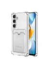 Mey İthalat®  Samsung Galaxy S24 Kılıf Kart Şeffaf Silikon - Şeffaf