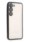 Mey İthalat®  Samsung Galaxy S24 Kılıf  Lensli Silikon - Siyah