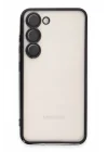 Mey İthalat®  Samsung Galaxy S24 Kılıf  Lensli Silikon - Siyah