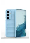 Mey İthalat®  Samsung Galaxy S24 Kılıf Optimum Silikon - Sky Blue