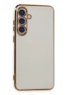 Mey İthalat®  Samsung Galaxy S24 Kılıf Volet Silikon - Beyaz
