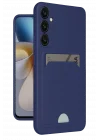 Mey İthalat®  Samsung Galaxy S24 Plus Kelvin Kartvizitli Silikon - Lacivert