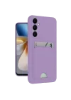 Mey İthalat®  Samsung Galaxy S24 Plus Kelvin Kartvizitli Silikon - Lila