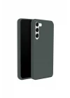 Mey İthalat®  Samsung Galaxy S24 Plus Kılıf First Silikon - Koyu Yeşil