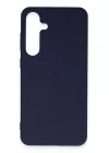 Mey İthalat®  Samsung Galaxy S24 Plus Kılıf First Silikon - Lacivert