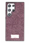 Mey İthalat®  Samsung Galaxy S24 Ultra Bright Simli Kapak - Derin Mor
