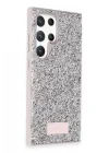 Mey İthalat®  Samsung Galaxy S24 Ultra Bright Simli Kapak - Gümüş