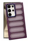 Mey İthalat®  Samsung Galaxy S24 Ultra Kılıf Airmax Silikon Kapak - Derin Mor
