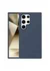 Mey İthalat®  Samsung Galaxy S24 Ultra Kılıf First Silikon - Lacivert