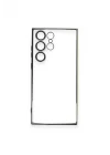 Mey İthalat®  Samsung Galaxy S24 Ultra Kılıf  Lensli Silikon - Gümüş