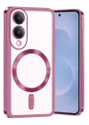 Mey İthalat®  Samsung Galaxy S25 Edge Kross Magneticsafe Kapak - Rose