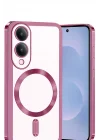 Mey İthalat®  Samsung Galaxy S25 Edge Kross Magneticsafe Kapak - Rose