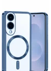 Mey İthalat®  Samsung Galaxy S25 Edge Kross Magneticsafe Kapak - Sierra Blue