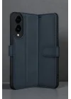 Mey İthalat®  Samsung Galaxy S25 Edge Trend S Plus Kapaklı Kılıf - Lacivert