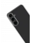 Mey İthalat®  Samsung Galaxy S25 FE Kılıf Lüx Şeffaf Silikon