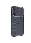 Mey İthalat®  Samsung Galaxy S25 Kılıf Auto Focus Karbon Kapak - Lacivert
