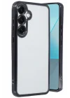 Mey İthalat®  Samsung Galaxy S25 Kılıf  Lensli Silikon - Siyah