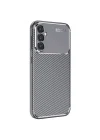 Mey İthalat®  Samsung Galaxy S25 Plus Kılıf Auto Focus Karbon Kapak - Gri