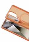 Mey İthalat®  Samsung Galaxy S25 Ultra Jota Magsafe Kapak - Turuncu