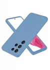 Mey İthalat®  Samsung Galaxy S25 Ultra Kılıf First Silikon - Mavi