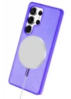 Mey İthalat®  Samsung Galaxy S25 Ultra Star Magsafe Kapak - Mor