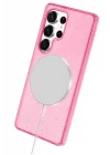 Mey İthalat®  Samsung Galaxy S25 Ultra Star Magsafe Kapak - Pembe