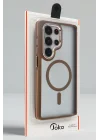 Mey İthalat®  Samsung Galaxy S25 Ultra Winner Magsafe Kapak - Gold