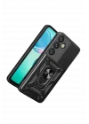 Mey İthalat®  Samsung Galaxy S26 Pars Lens Yüzüklü Silikon - Siyah