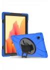 Mey İthalat®  Samsung Galaxy T220 Tab A7 Lite 8.7 Kılıf Amazing Tablet Kapak - Mavi