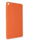 Mey İthalat®  Samsung Galaxy T510 Tab A 10.1 Kılıf Evo Tablet Silikon - Turuncu