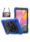 Mey İthalat®  Samsung Galaxy T510 Tab A 10.1 Kılıf Pars Tablet Kapak - Mavi