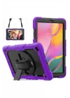 Mey İthalat®  Samsung Galaxy T510 Tab A 10.1 Kılıf Pars Tablet Kapak - Mor