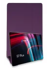 Mey İthalat®  Samsung Galaxy T970 Tab S7 Plus 12.4 Kılıf Tablet Smart Kılıf - Mor