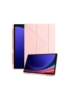 Mey İthalat®  Samsung Galaxy Tab A11 Plus Kalemlikli Mars Tablet Kılıfı - Rose Gold