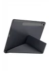 Mey İthalat®  Samsung Galaxy Tab S10 FE Plus 13.1 Kalemlikli Mars Tablet Kılıfı - Rose Gold