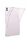 Mey İthalat®  Samsung Galaxy Tab S10 FE Plus 13.1 Kılıf Anti Shock Tablet Silikon - Şeffaf
