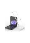 Mey İthalat®  Samsung Galaxy Z Flip 3 Kılıf Fold TPU Silikon - Şeffaf