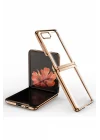 Mey İthalat®  Samsung Galaxy Z Flip 4 Kılıf Fold Element Kapak - Gold