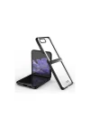 Mey İthalat®  Samsung Galaxy Z Flip 4 Kılıf Fold Element Kapak - Siyah