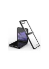Mey İthalat®  Samsung Galaxy Z Flip 4 Kılıf Fold Element Kapak - Siyah