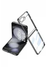 Mey İthalat®  Samsung Galaxy Z Flip 5 Kılıf Fold Element Kapak - Siyah
