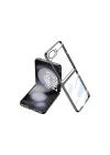 Mey İthalat®  Samsung Galaxy Z Flip 5 Kılıf Fold Element Kapak - Siyah