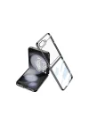 Mey İthalat®  Samsung Galaxy Z Flip 5 Kılıf Fold Element Kapak - Siyah